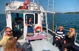 Oyster Tasting Boat Tour. Photo Provided by Maine Day Ventures